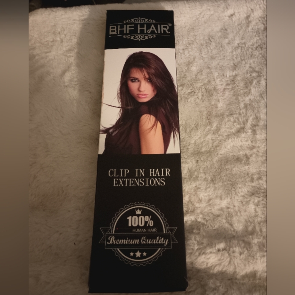 NIB BHF hair clip in extensions 16 inches